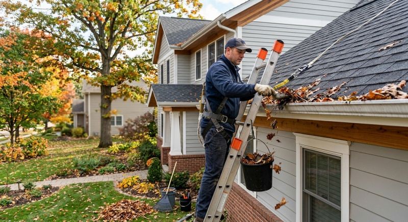 Rain Gutter Clearing in Bergen County, NJ